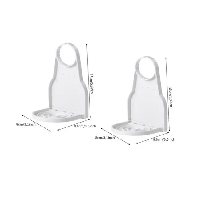2 PCS Laundry Detergent Soap Dish Accessories Drip Collector holder