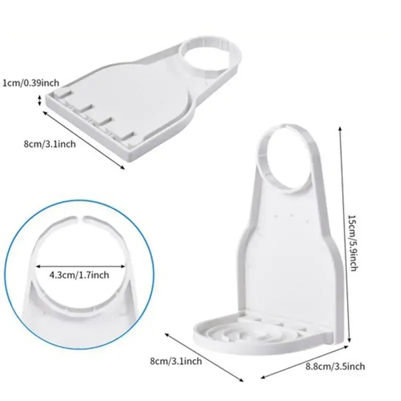 2 PCS Laundry Detergent Soap Dish Accessories Drip Collector holder