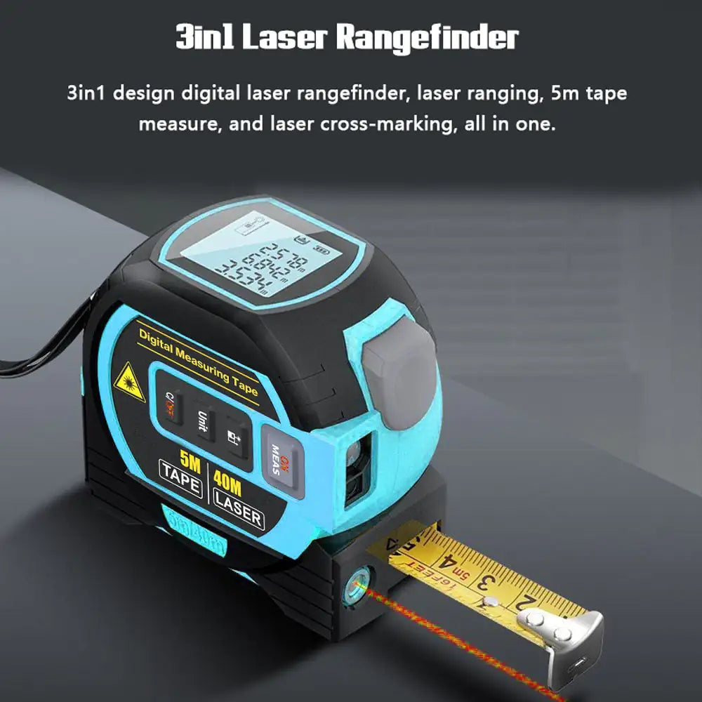 3 In 1 Laser Tape Measure