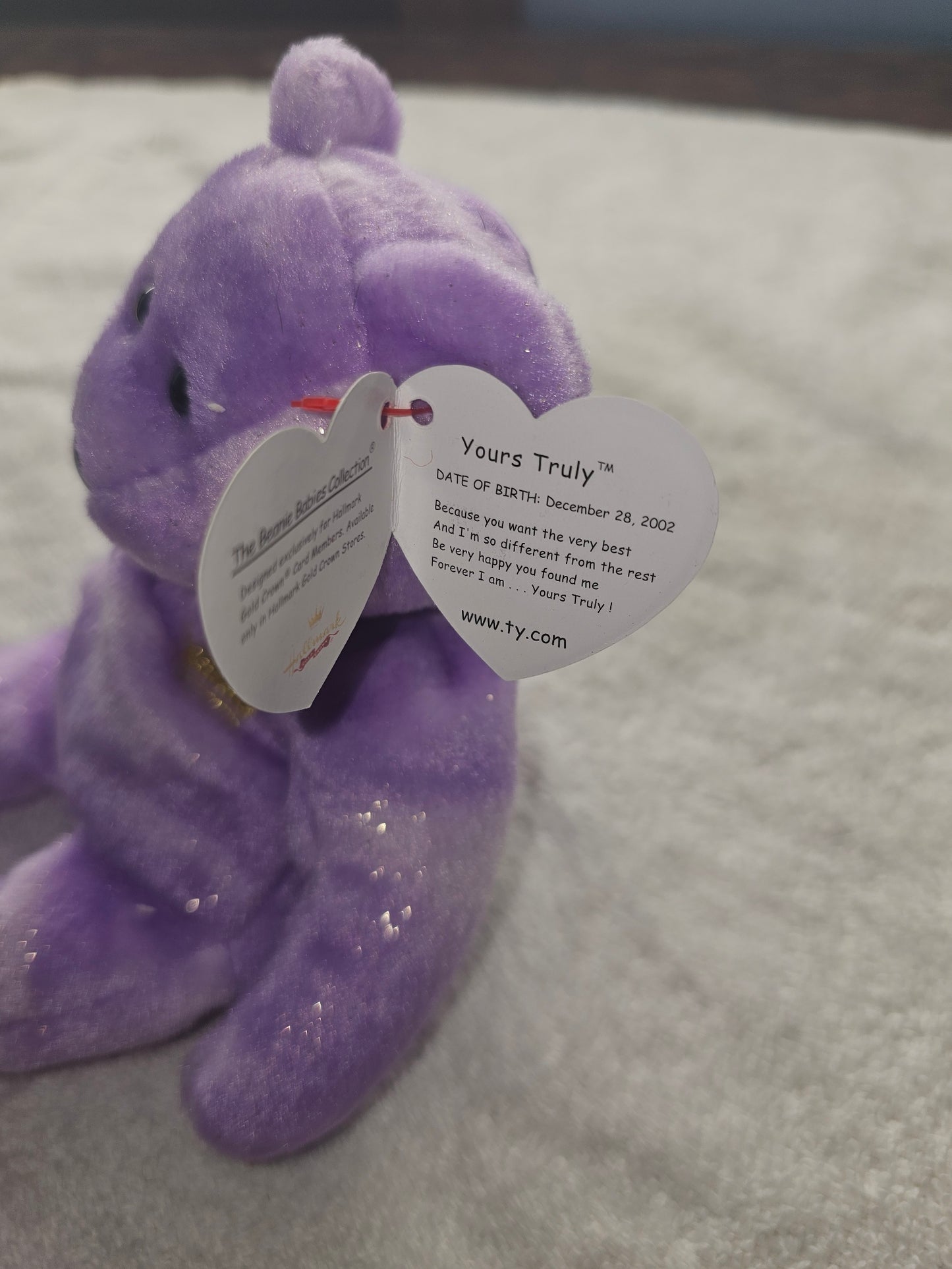 ty Beanie Baby: Yours Truly the Bear