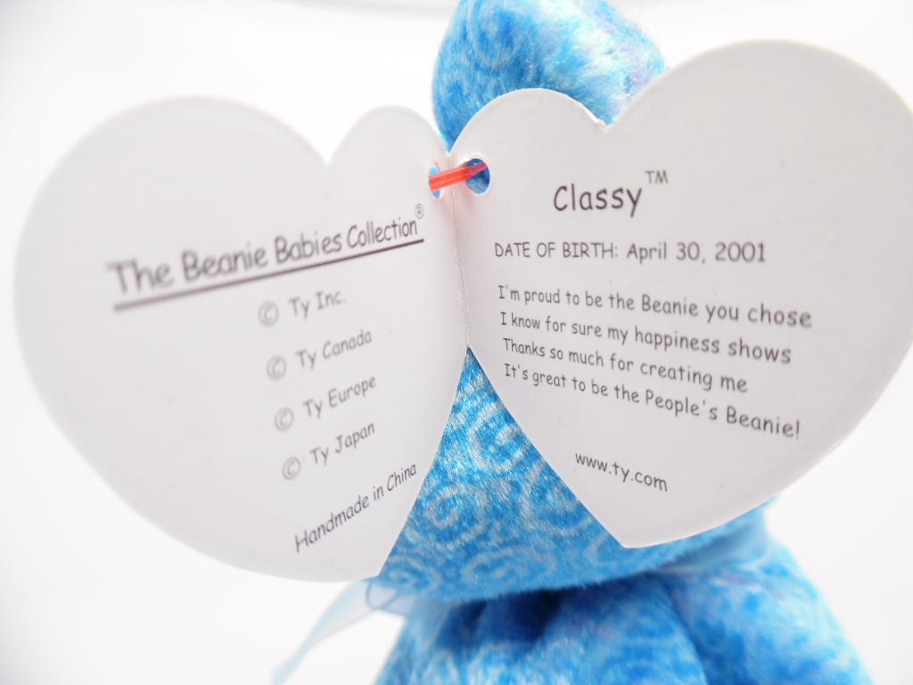 Ty Beanie Baby: Classy the Bear