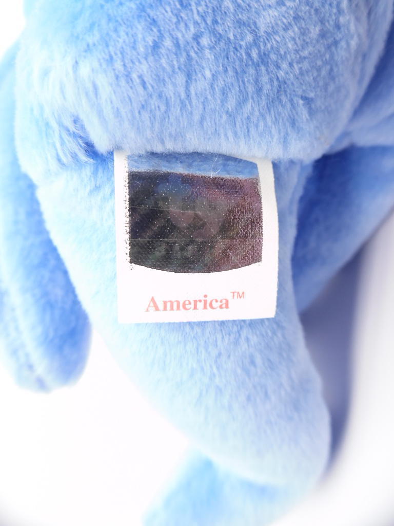 Ty Beanie Baby: America the Bear- Blue