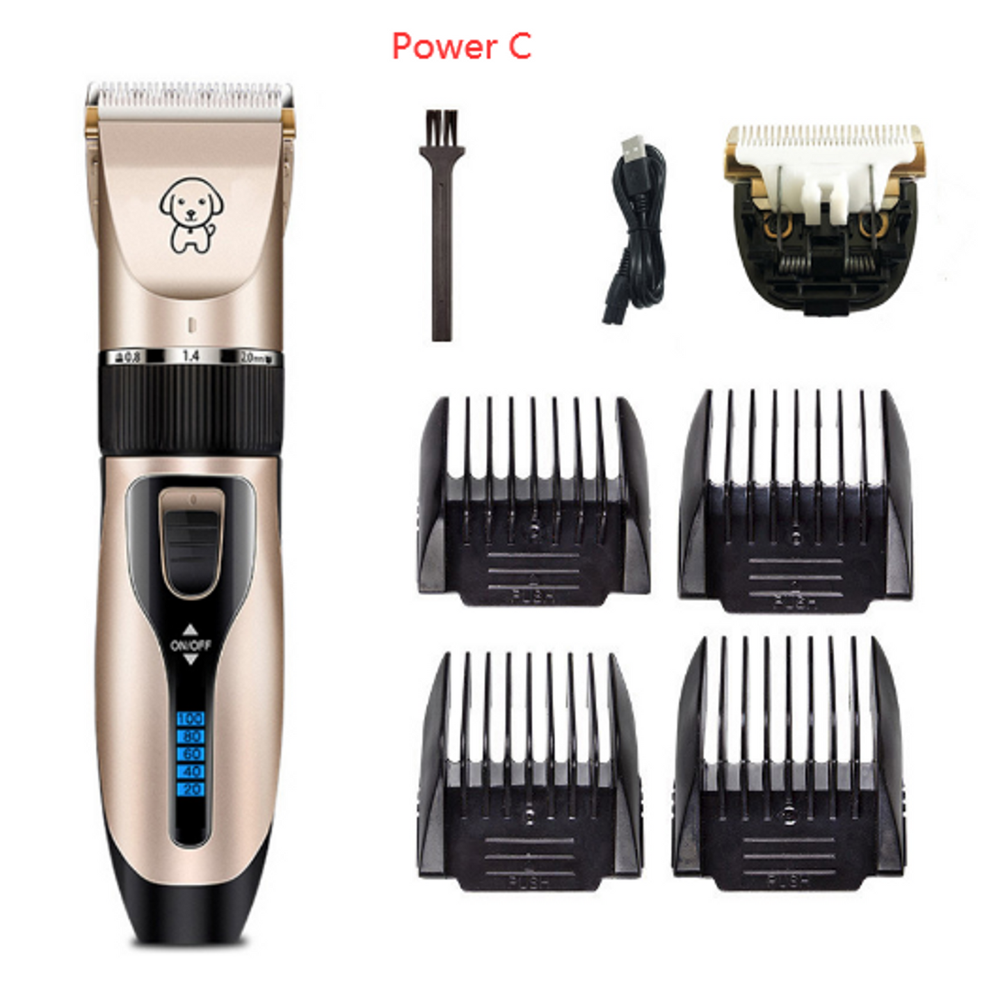 Dog Hair Clippers Trimmer Set