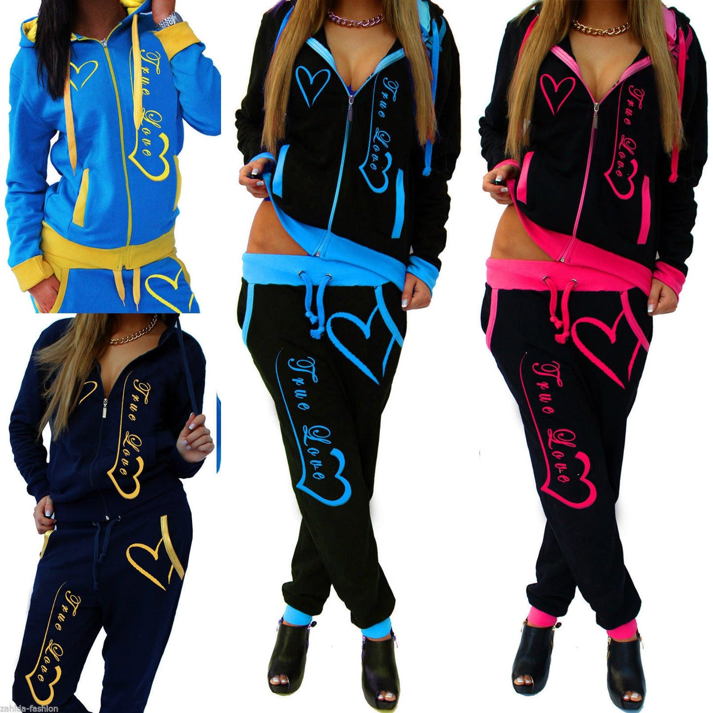 Printed Hooded Casual Tracksuit