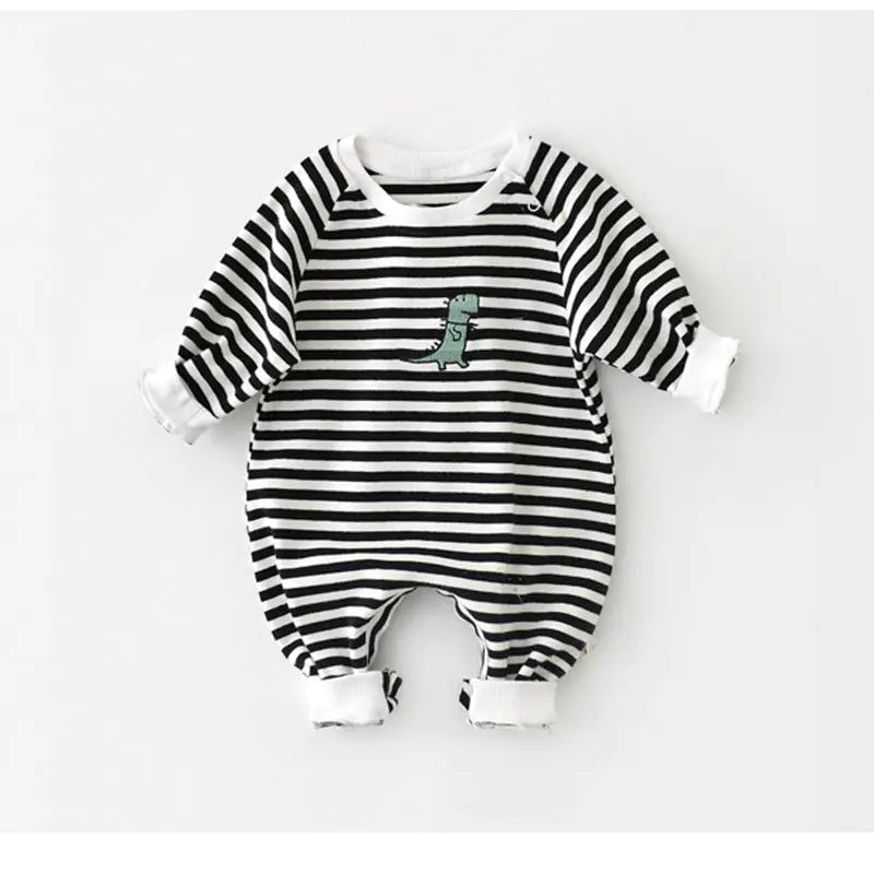 Newborn Baby Striped Rompers