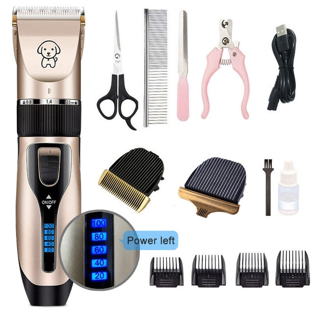 Dog Hair Clippers Trimmer Set